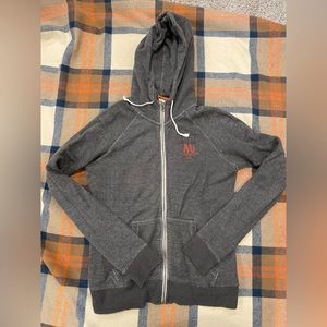 Nike Orange Tag Grey Zip Hoodie XC Cross Country